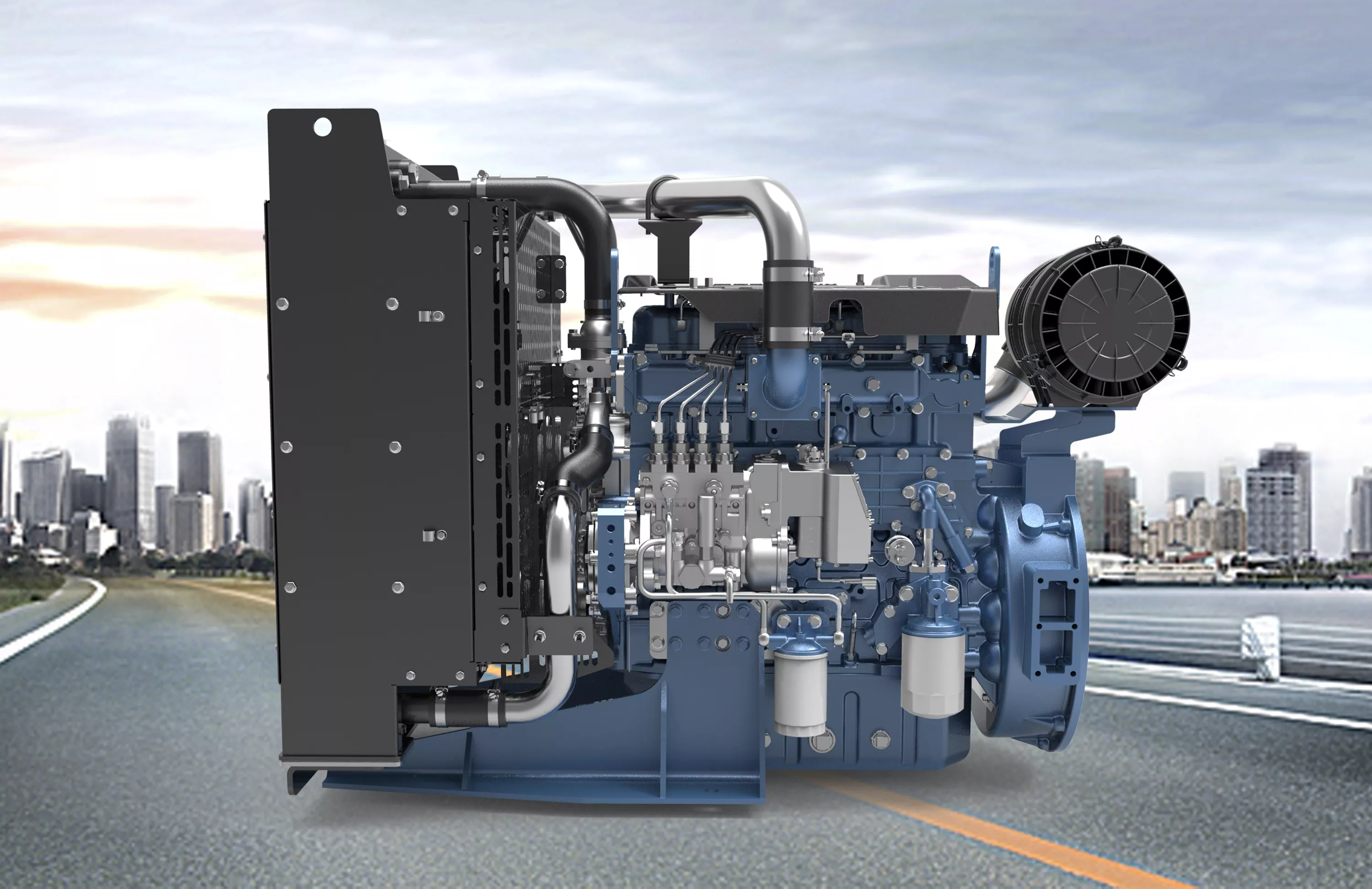 Mitsubishi powered generator set