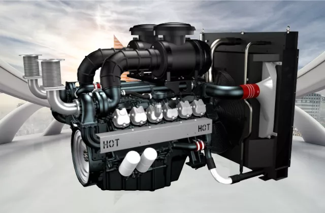 Doosan powered generator set