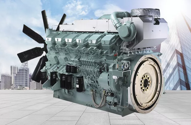 Baudouin powered generator set