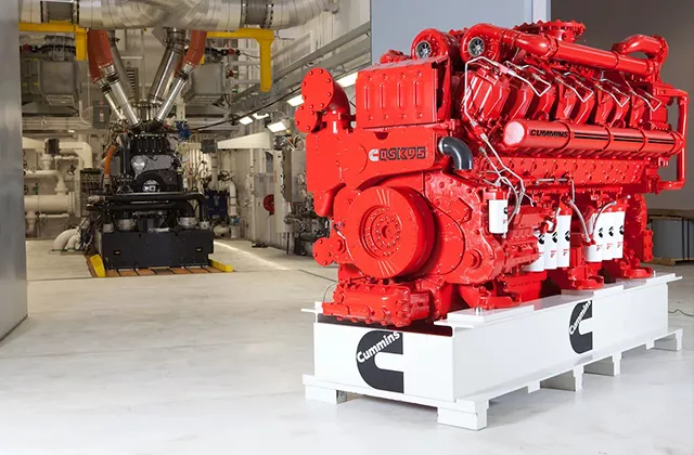 CUMMINS powered generator set